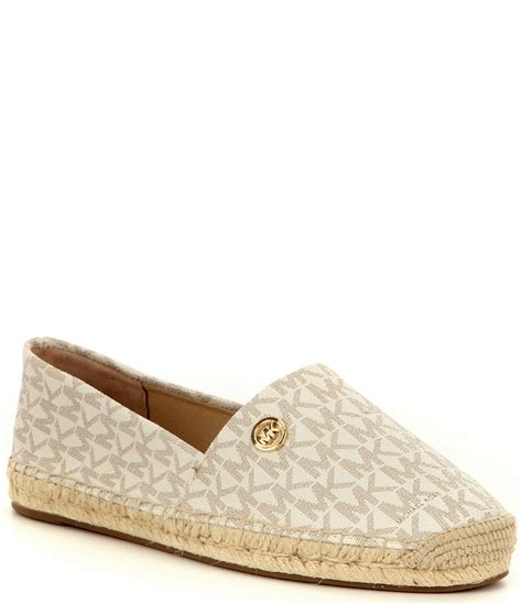 michael kors espadrilles light cream|michael kors kendrick slip on.